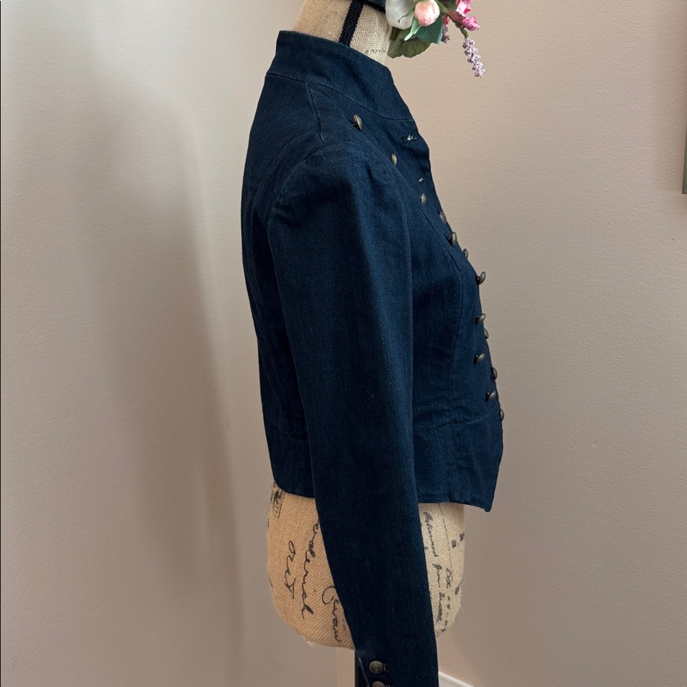 Ralph Lauren Military Style Double breasted Jean Jacket never worn. - Picture 5 of 10